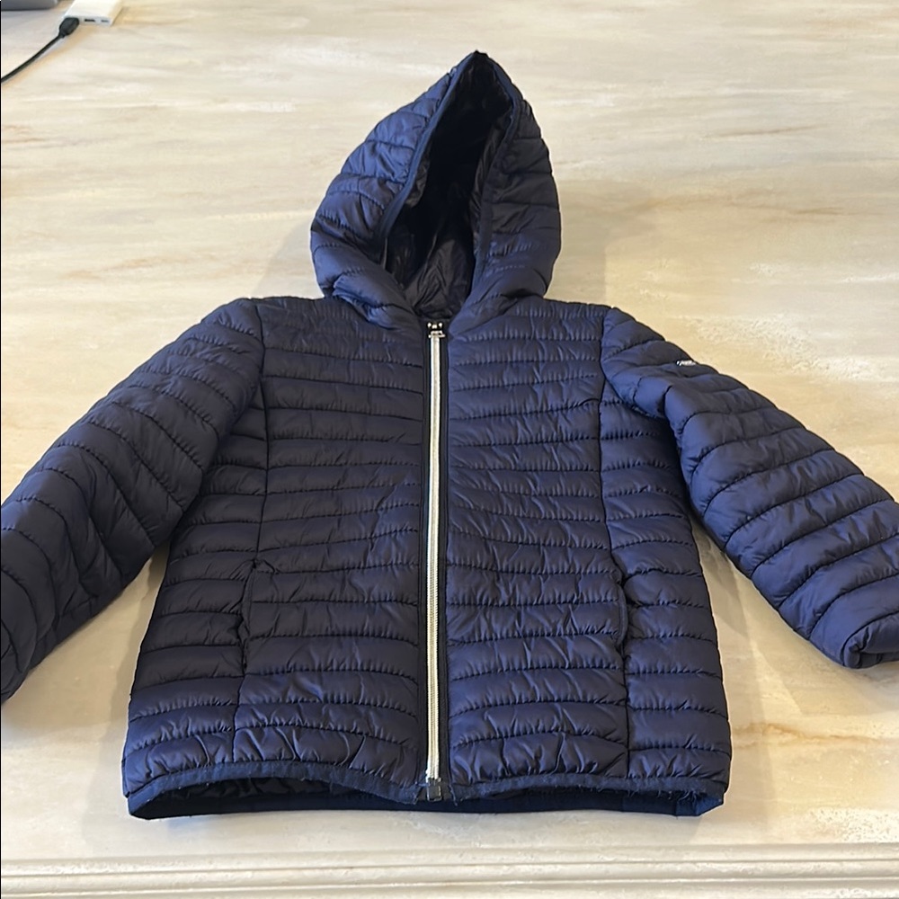 Kids Navy Blue Puffer Jacket